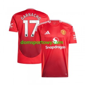 Koszulka Manchester United Alejandro Garnacho 17 Domowe Koszulki Piłkarskie 2024-2025 Krótki Rękaw